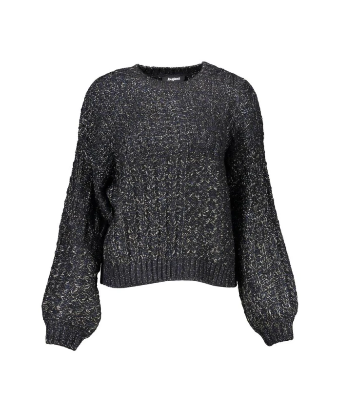 Свитер с круглым вырезом Desigual, черный
Свитер с круглым вырезом Desigual, черный