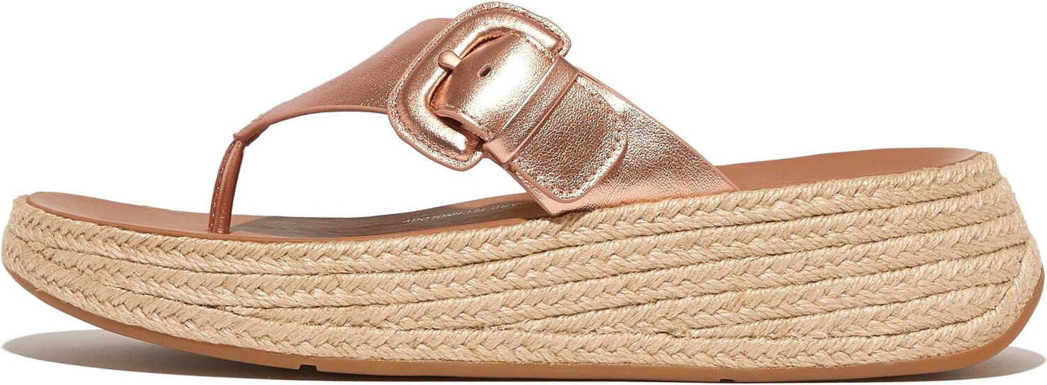 Сандалии FitFlop F-Mode Espadrille Adj. Leather Flatform Toe-Thongs, цвет Rose Gold
Сандалии FitFlop F-Mode Espadrille Adj. Leather Flatform Toe-Thongs, цвет Rose Gold