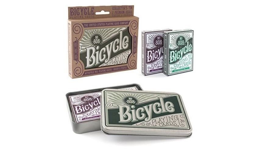 Подарочный набор в стиле ретро, карточная игра, велосипед Bicycle
Подарочный набор в стиле ретро, карточная игра, велосипед Bicycle