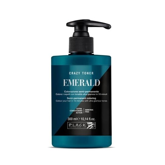 Черный, Crazy Тонер, 300мл Изумрудный, Black
Черный, Crazy Тонер, 300мл Изумрудный, Black