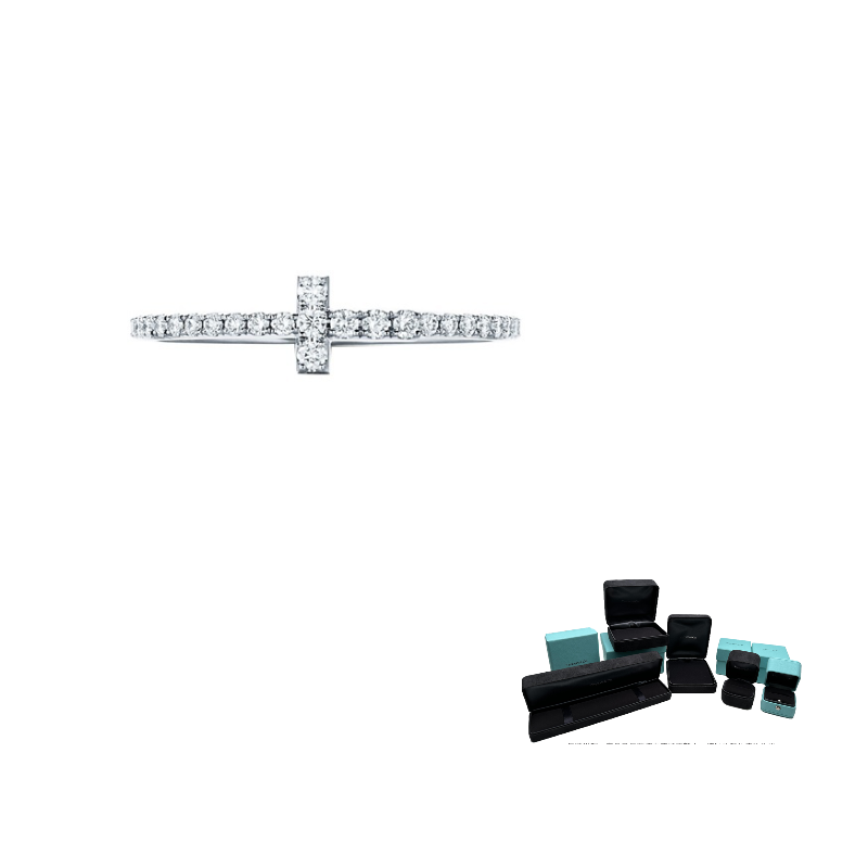 TIFFANY & CO. Кольцо из белого золота 18 карат для женщин
TIFFANY & CO. Кольцо из белого золота 18 карат для женщин