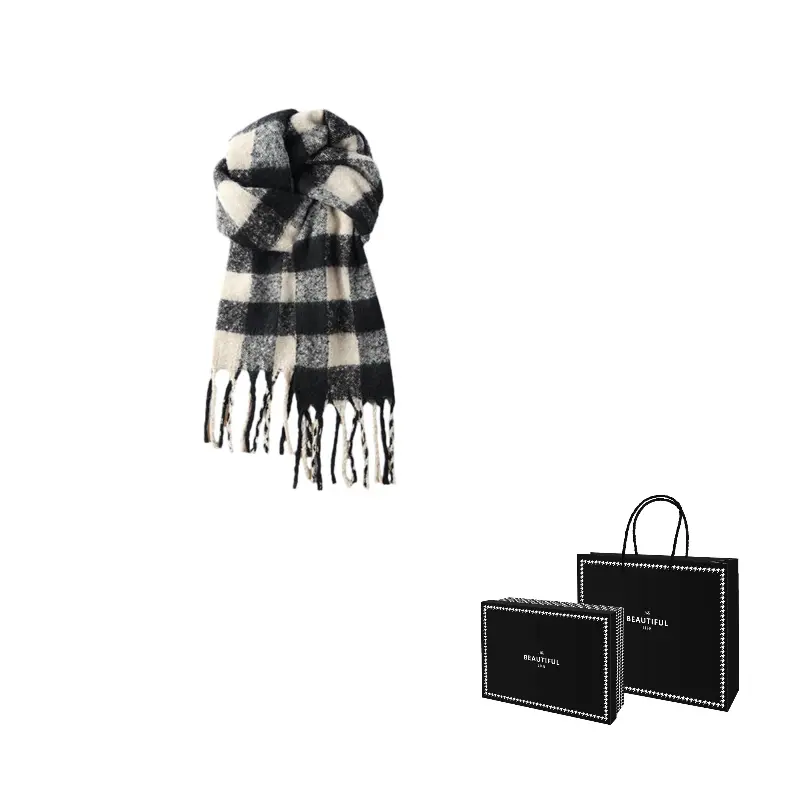 J W Вязаный шарф унисекс, Black
J W Вязаный шарф унисекс, Black