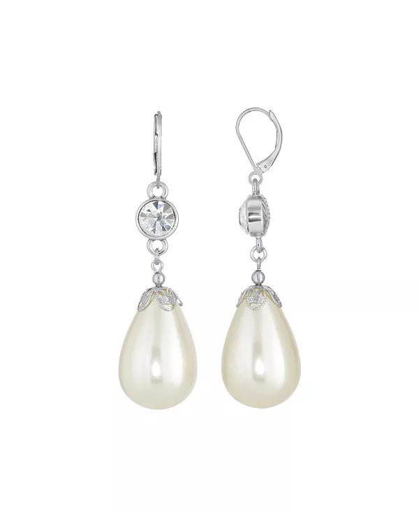 Серьги-Капельки грушевидной формы с крупным искусственным жемчугом серебристого оттенка 2028, white
Серьги-Капельки грушевидной формы с крупным искусственным жемчугом серебристого оттенка 2028, white