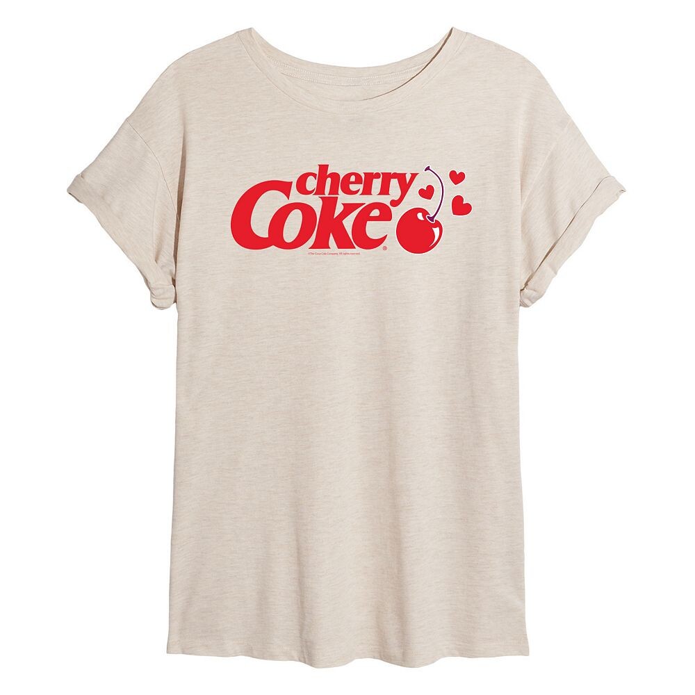 Детская струящаяся футболка Cherry Coke Heart с принтом Licensed Character, бежевый
Детская струящаяся футболка Cherry Coke Heart с принтом Licensed Character, бежевый