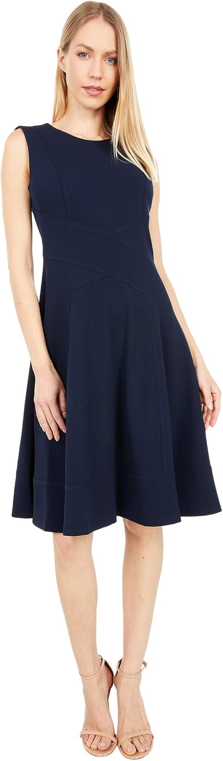 Женское мини-платье без рукавов с высоким воротом и расклешенной юбкой Tommy Hilfiger, Sky Captain
Женское мини-платье без рукавов с высоким воротом и расклешенной юбкой Tommy Hilfiger, Sky Captain