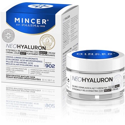Mincer Pharma Neo Hyaluronic Высокоомолаживающий увлажняющий дневной и ночной крем для лица с гиалуроновой кислотой 50 мл, Mincer Est. Pharma 1989
Mincer Pharma Neo Hyaluronic Высокоомолаживающий увлажняющий дневной и ночной крем для лица с гиалуроновой кислотой 50 мл, Mincer Est. Pharma 1989