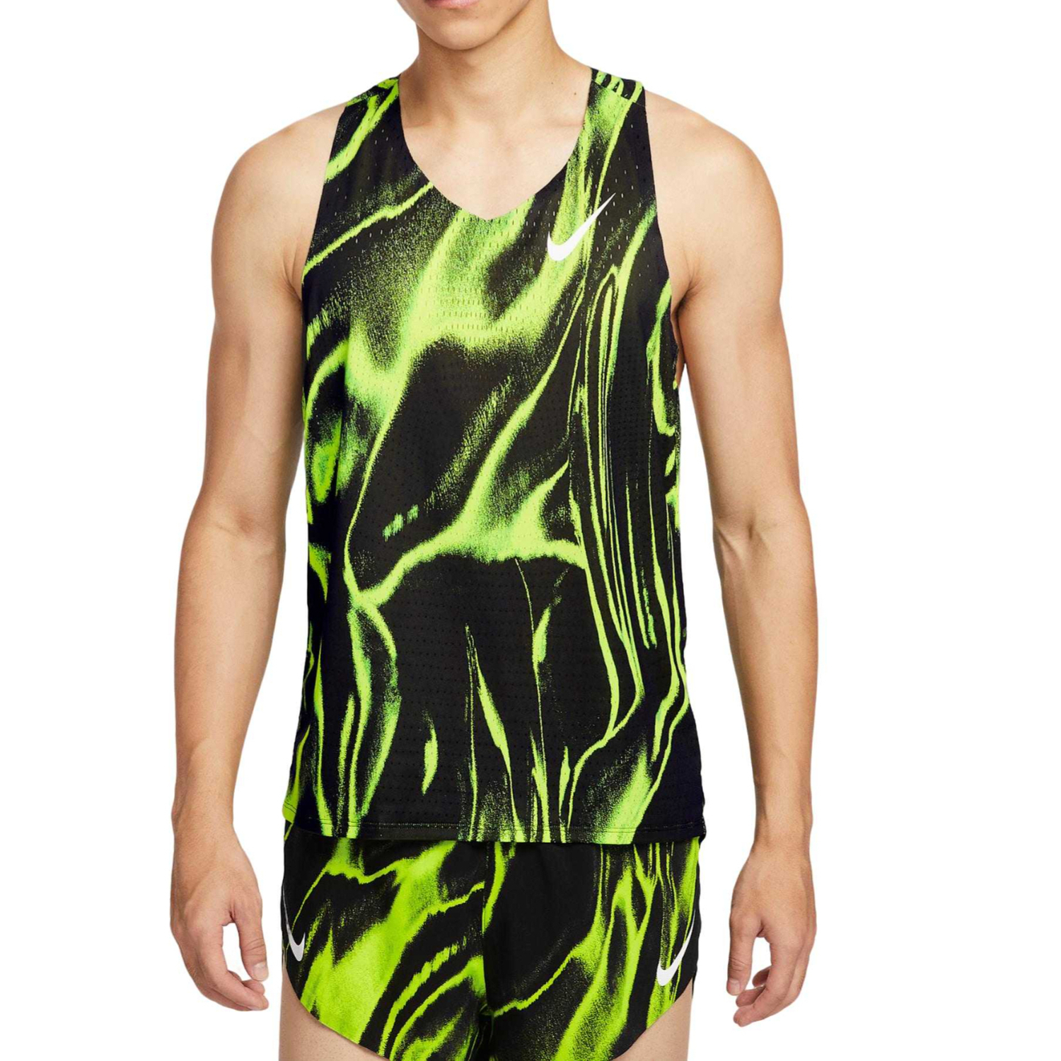 Мужская майка для бега AEROSWIFT Nike, черный
Мужская майка для бега AEROSWIFT Nike, черный