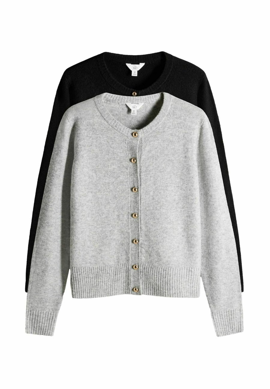 Кардиган THE SET REGULAR FIT 2-PACK, Black/Grey Marl/Grey
Кардиган THE SET REGULAR FIT 2-PACK, Black/Grey Marl/Grey