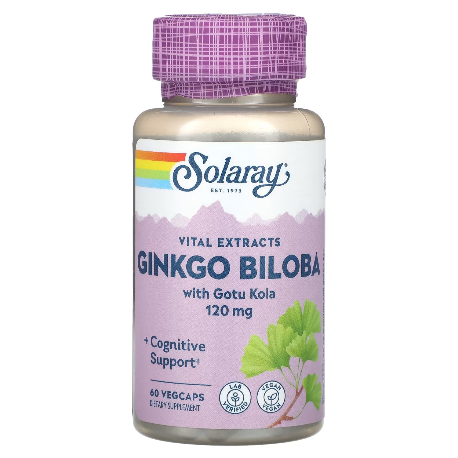 Solaray Vital Extracts Ginkgo Biloba с готу колой 120 мг 60 растительных капсул
Solaray Vital Extracts Ginkgo Biloba с готу колой 120 мг 60 растительных капсул