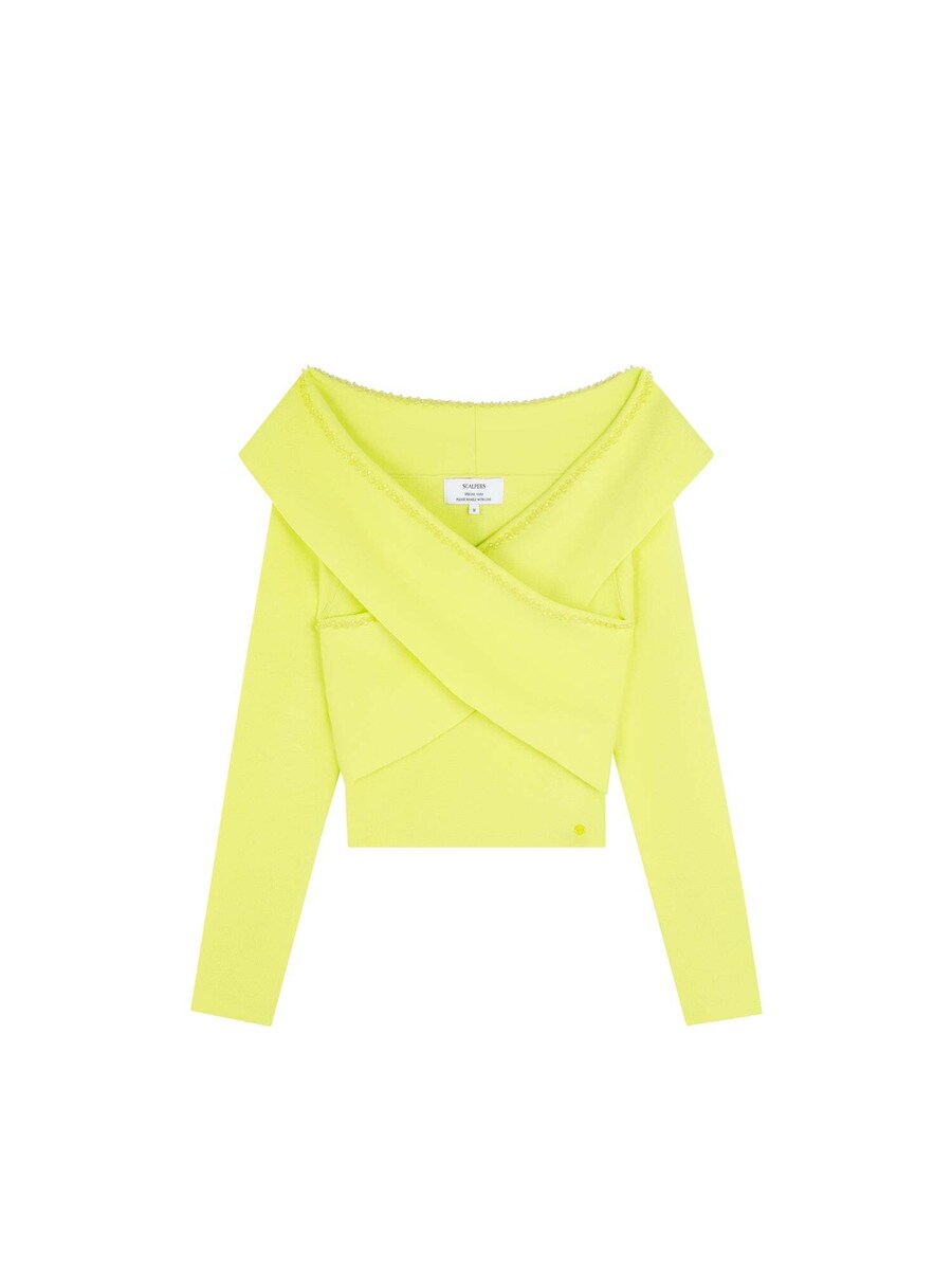 Свитер Scalpers, лаймовый
Свитер Scalpers, лаймовый