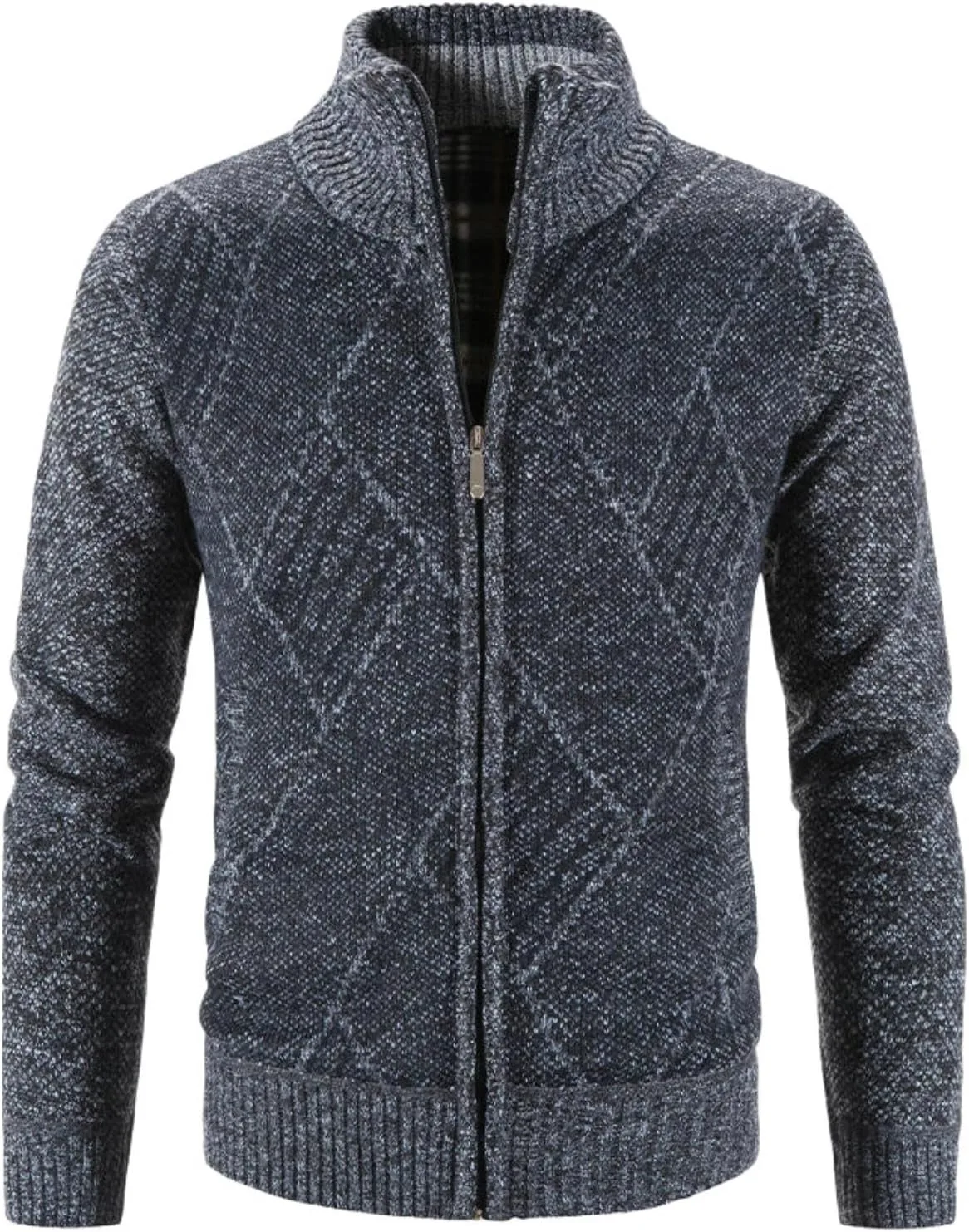 Мужской джемпер с воротником стойкой и длинным рукавом YEBAITOU
Мужской джемпер с воротником стойкой и длинным рукавом YEBAITOU