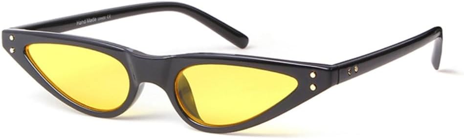 Маленькие треугольные солнцезащитные очки в стиле ретро «кошачий глаз» для женщин, черная с красной оправой, защита от УФ-излучения 400, узкие, модель m760 Generic, M-767
Маленькие треугольные солнцезащитные очки в стиле ретро «кошачий глаз» для женщин, черная с красной оправой, защита от УФ-излучения 400, узкие, модель m760 Generic, M-767