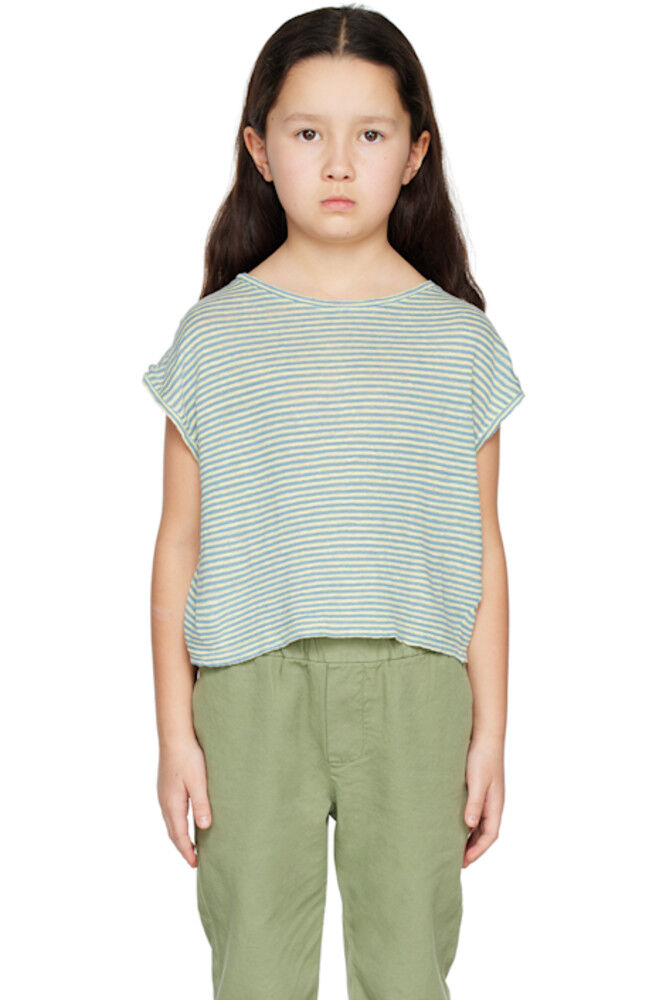 Детская футболка в сине-желтую полоску Morley
Детская футболка в сине-желтую полоску Morley