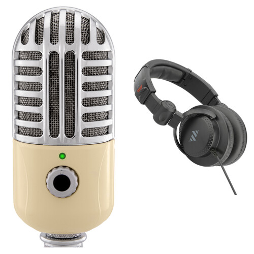 Комплект Ретро-Конденсаторного Микрофона Polsen RC-77-U USB со Студийными Наушниками
Комплект Ретро-Конденсаторного Микрофона Polsen RC-77-U USB со Студийными Наушниками