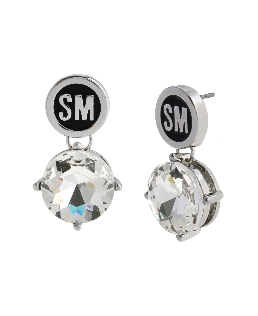 Серьги-подвески с фирменным логотипом и искусственными камнями Steve Madden, Black/Rhodium
Серьги-подвески с фирменным логотипом и искусственными камнями Steve Madden, Black/Rhodium