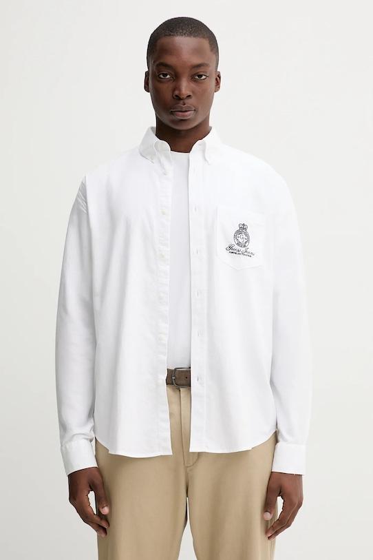 Хлопковая рубашка Guess Jeans, белый
Хлопковая рубашка Guess Jeans, белый