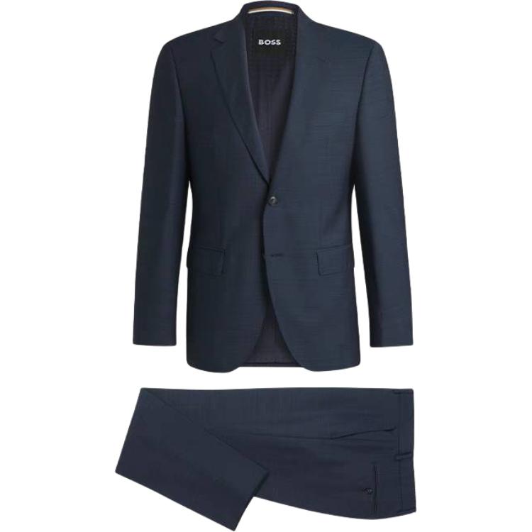 HUGO BOSS Мужской деловой костюм темно-синий
HUGO BOSS Мужской деловой костюм темно-синий