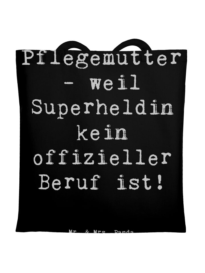 Сумка для переноски Mr & Mrs Panda Pflegemutter Superheldin, черный
Сумка для переноски Mr & Mrs Panda Pflegemutter Superheldin, черный