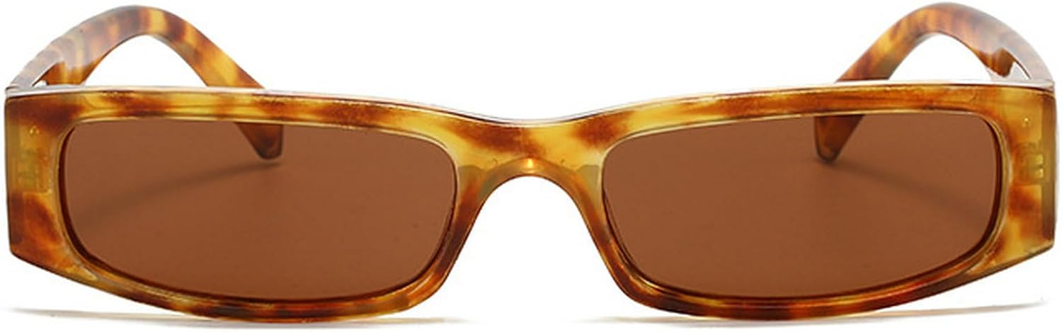 Ретро-солнцезащитные очки маленького прямоугольного размера для женщин и мужчин, узкая квадратная оправа, винтажный дизайн, женские солнцезащитные очки mincl, Yellow Leopard
Ретро-солнцезащитные очки маленького прямоугольного размера для женщин и мужчин, узкая квадратная оправа, винтажный дизайн, женские солнцезащитные очки mincl, Yellow Leopard