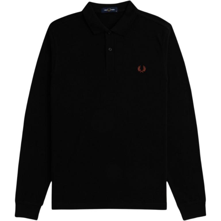 Поло с вышитым логотипом FRED PERRY, черный
Поло с вышитым логотипом FRED PERRY, черный