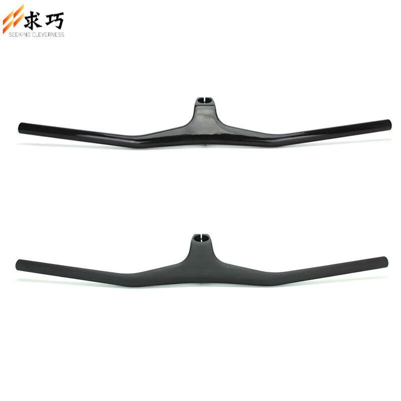 Руль Seeking Cleverness для горного велосипеда из углеродного волокна, черный