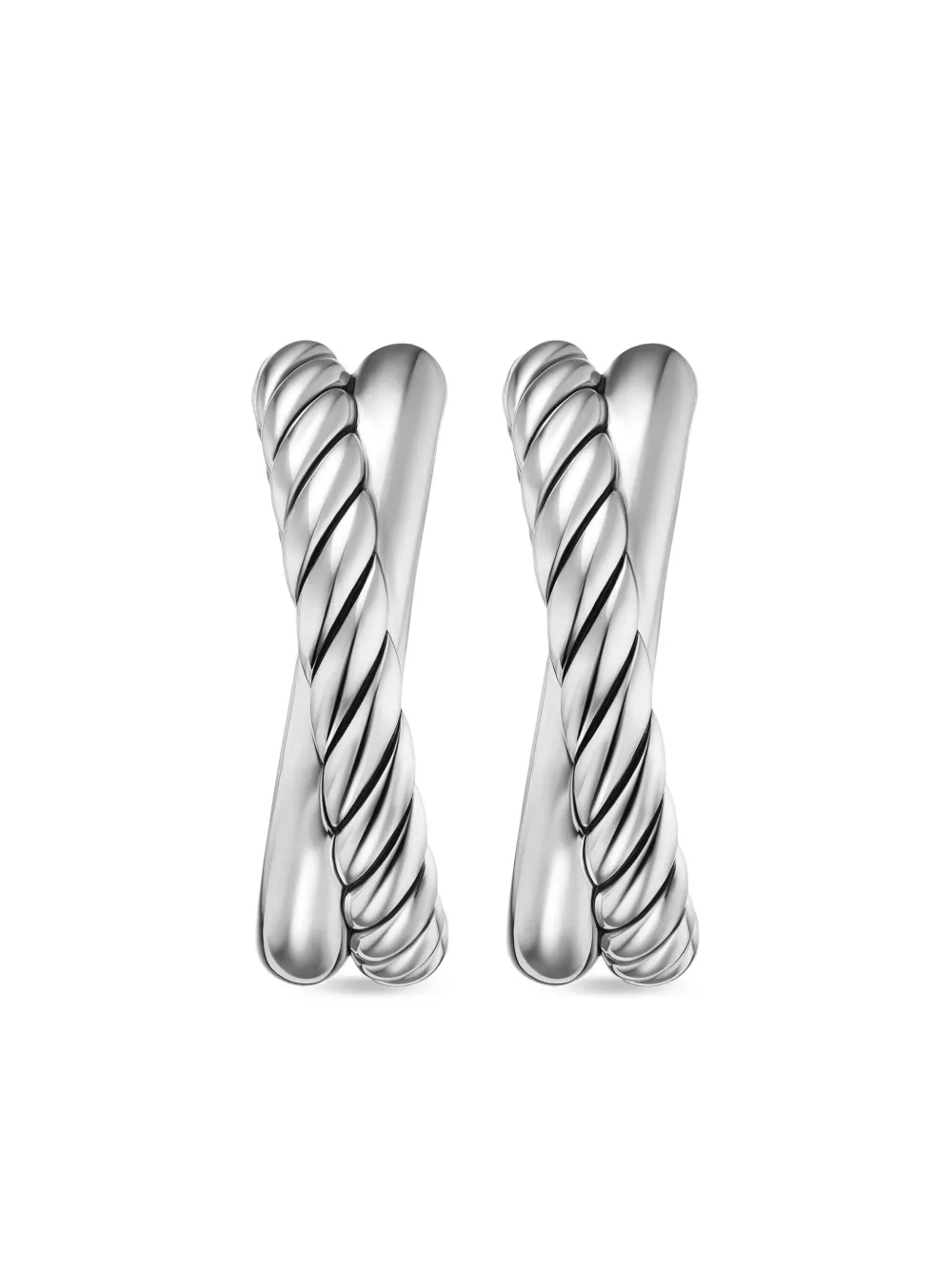 Серьги-кольца Cable Hoop из стерлингового серебра David Yurman, серебяный
Серьги-кольца Cable Hoop из стерлингового серебра David Yurman, серебяный