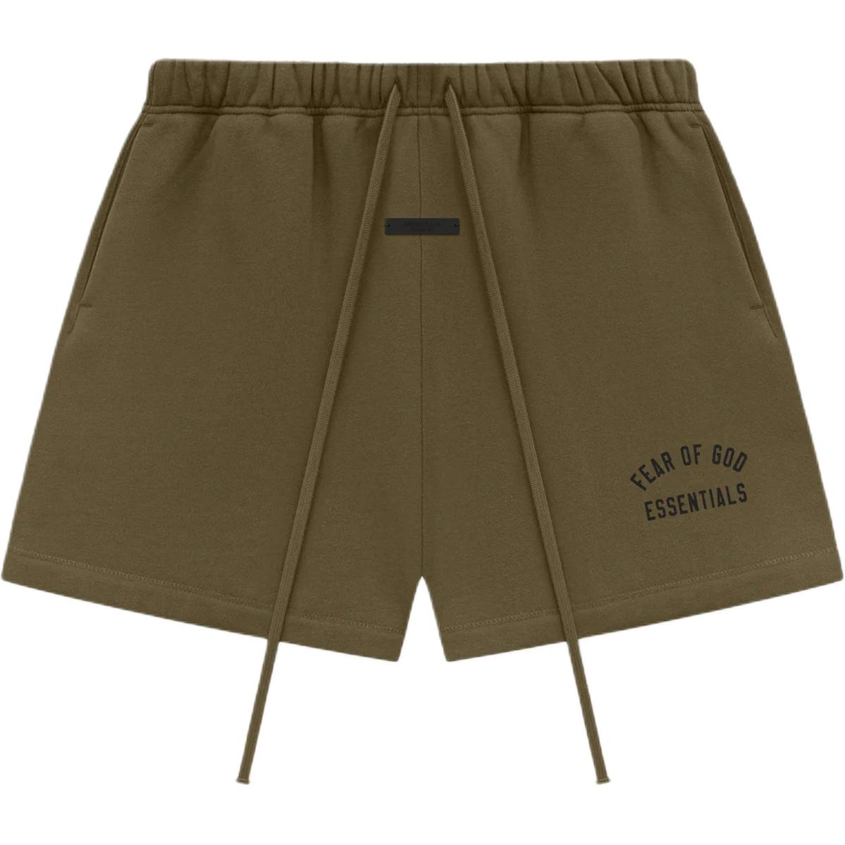 Флисовые футбольные шорты Fear Of God Essentials, оливковый
Флисовые футбольные шорты Fear Of God Essentials, оливковый