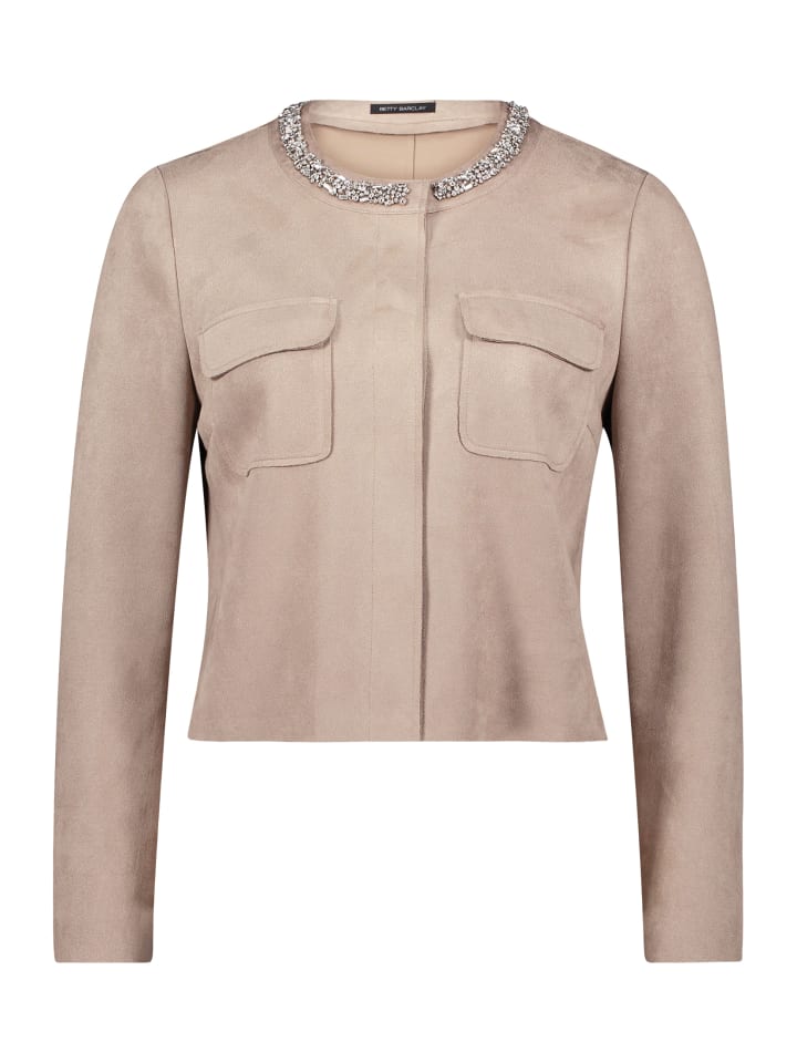 Betty Barclay Пиджак с накладными карманами, бежевого цвета
Betty Barclay Пиджак с накладными карманами, бежевого цвета