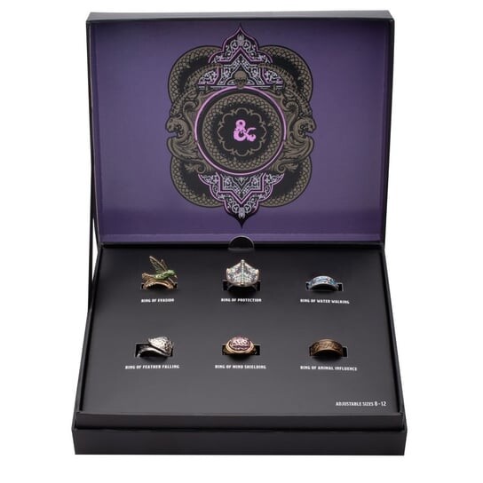 Набор Копий Подземелья И Драконы Регулируемые Кольца Заклинаний Inna marka 
Набор Копий Подземелья И Драконы Регулируемые Кольца Заклинаний Inna marka