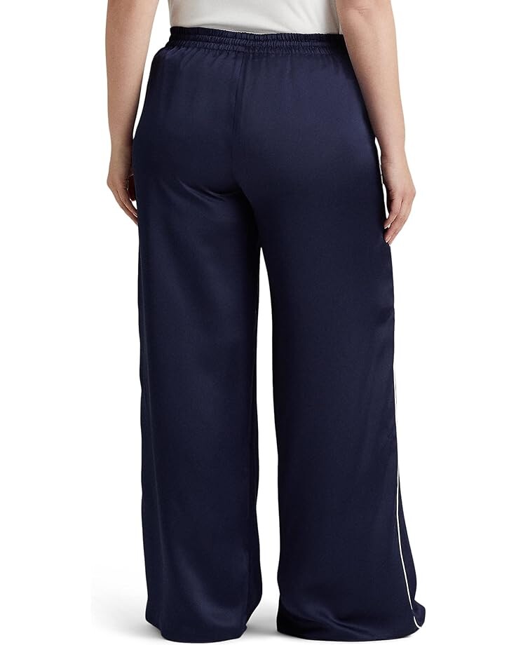 Брюки LAUREN Ralph Lauren Plus Size Side-Stripe Charmeuse Wide-Leg Pants, цвет French Navy/White
Брюки LAUREN Ralph Lauren Plus Size Side-Stripe Charmeuse Wide-Leg Pants, цвет French Navy/White