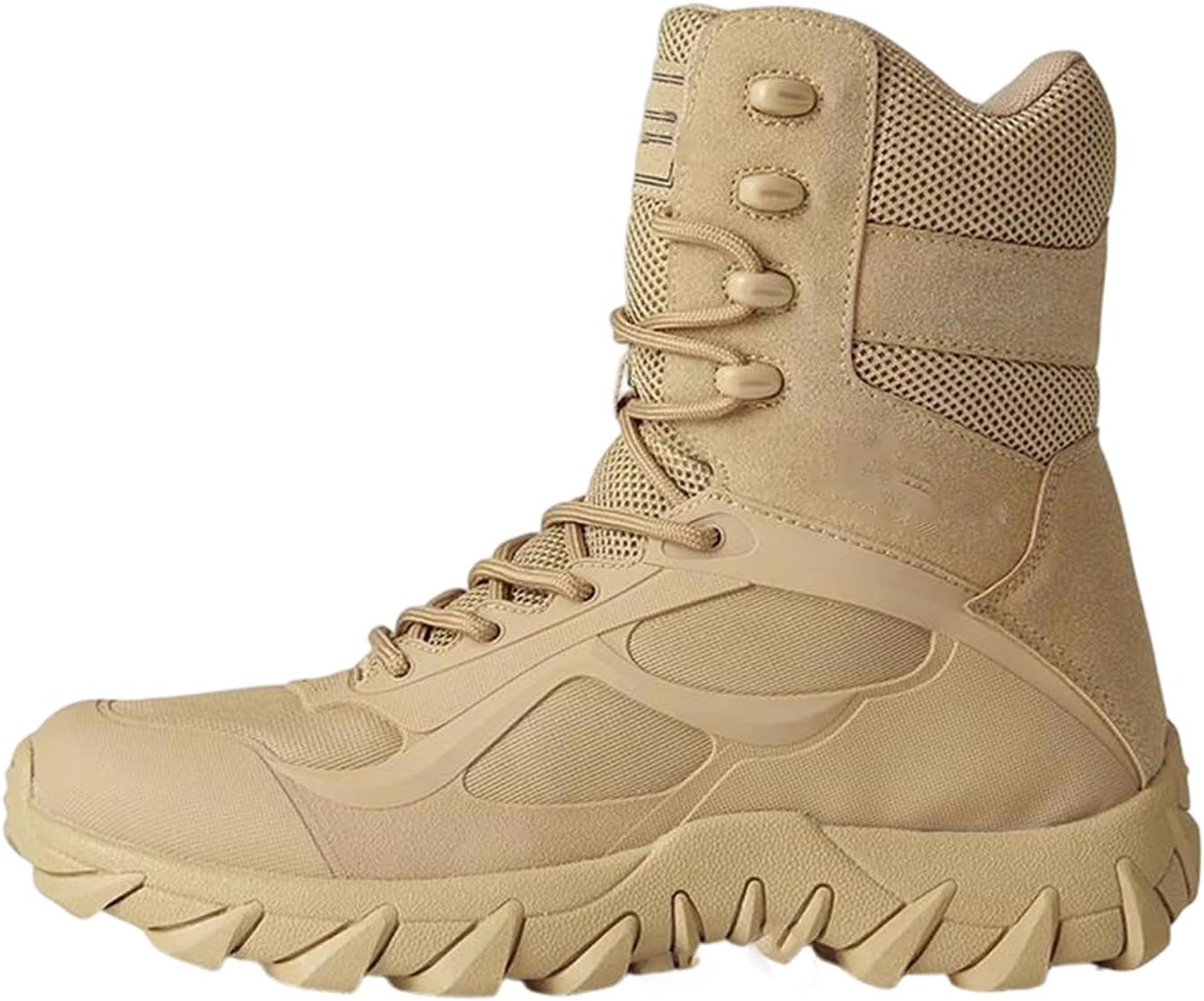 Мужские тактические ботинки Alloaone из микрофибры и кожи с платформенной подошвой, высокой голенью, для пустынного боя и охоты на открытом воздухе, бежевый
Мужские тактические ботинки Alloaone из микрофибры и кожи с платформенной подошвой, высокой голенью, для пустынного боя и охоты на открытом воздухе, бежевый