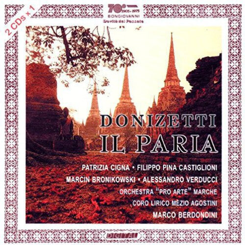 CD диск Donizetti / Castiglioni / Cigna / Bronikoswki: Il Paria
CD диск Donizetti / Castiglioni / Cigna / Bronikoswki: Il Paria