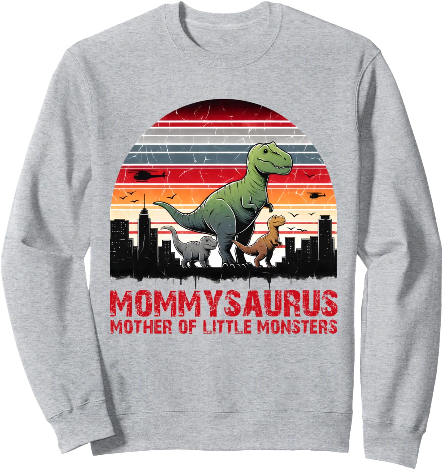 Забавная толстовка ко Дню матери с динозавром в стиле ретро и закатом, с изображением фирзавра Mother'S Day Funny Mom Dino Love Tees, серый
Забавная толстовка ко Дню матери с динозавром в стиле ретро и закатом, с изображением фирзавра Mother'S Day Funny Mom Dino Love Tees, серый