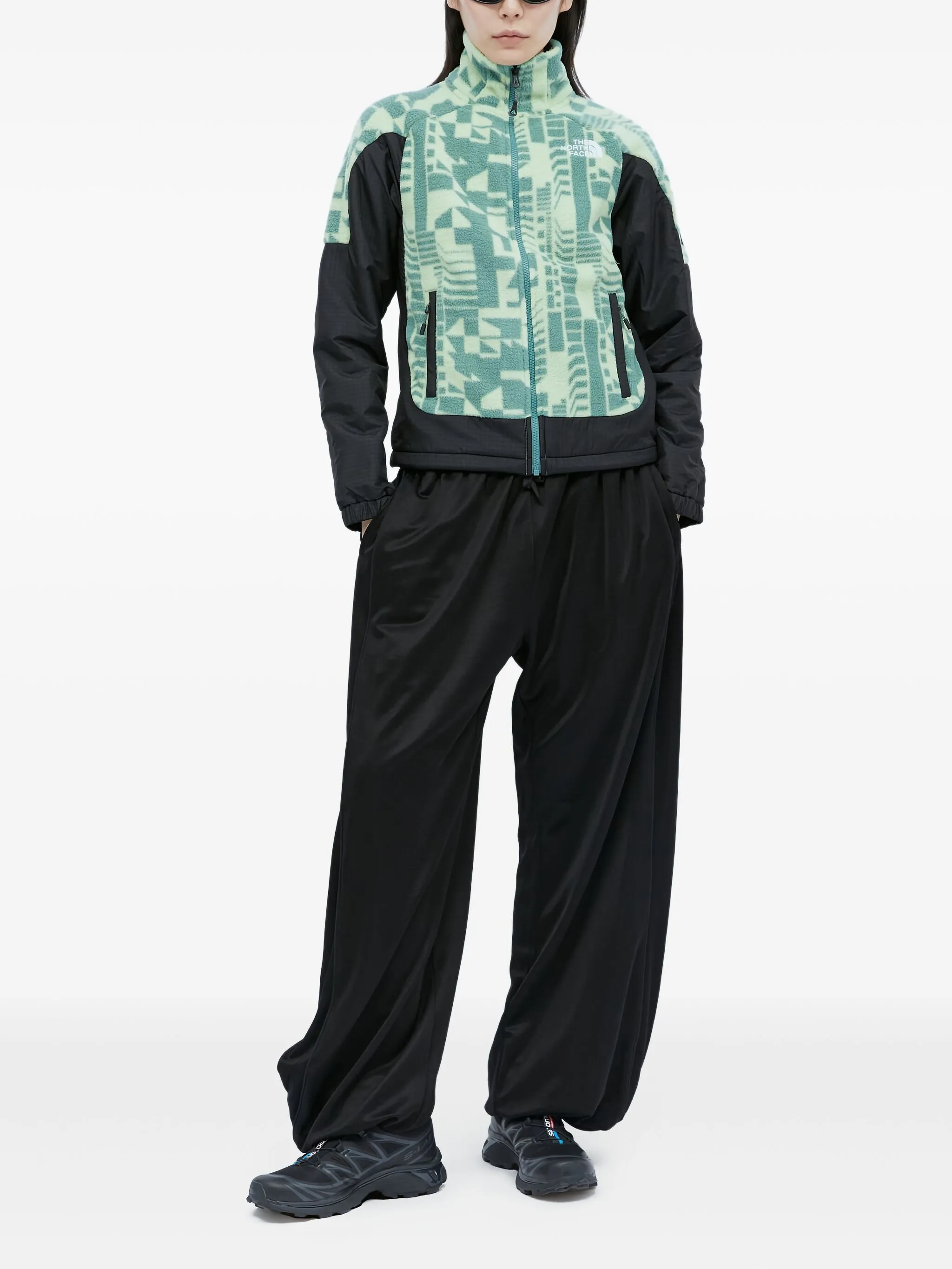 Блейзер с геометричным принтом The North Face, зеленый
Блейзер с геометричным принтом The North Face, зеленый