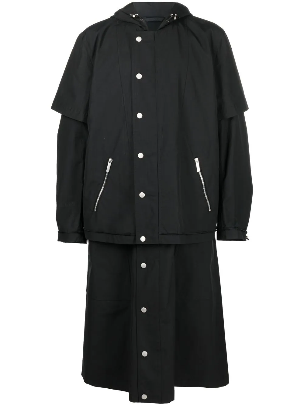 Однобортный тренч 44 LABEL GROUP, черный
Однобортный тренч 44 LABEL GROUP, черный