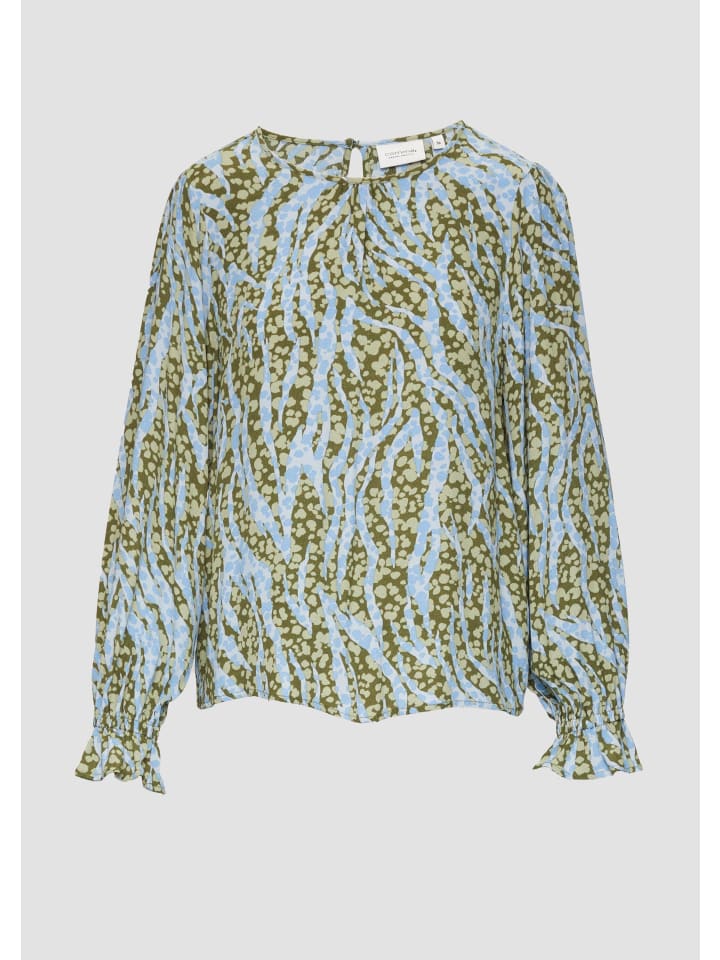 Блузка 79B9_оливково-зеленого цвета comma
Блузка 79B9_оливково-зеленого цвета comma