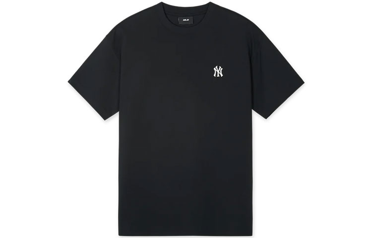 Футболка с рукавом дроп-шоулдер женская черная MLB 
Футболка с рукавом дроп-шоулдер женская черная MLB