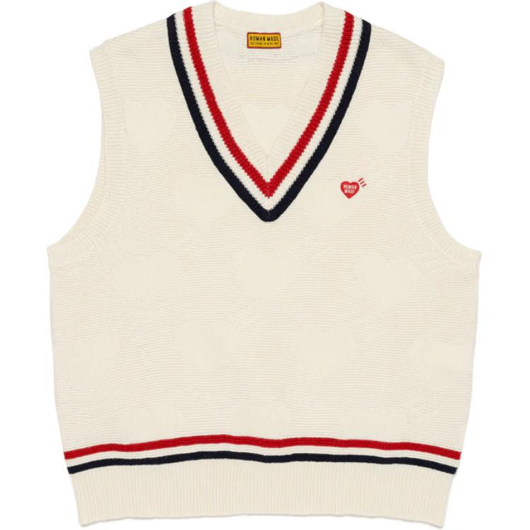 Безрукавный майка V-образного выреза вязаный HUMAN MADE, белый
Безрукавный майка V-образного выреза вязаный HUMAN MADE, белый