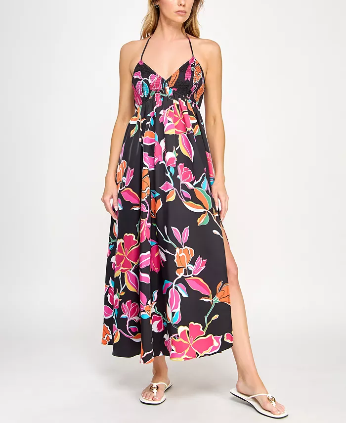 Платье для юниоров с принтом, присборенным лифом и разрезом спереди INVITEE, черный
Платье для юниоров с принтом, присборенным лифом и разрезом спереди INVITEE, черный