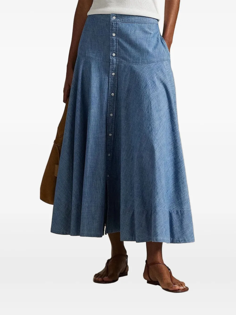 Юбка макси на пуговицах Polo Ralph Lauren, синий
Юбка макси на пуговицах Polo Ralph Lauren, синий