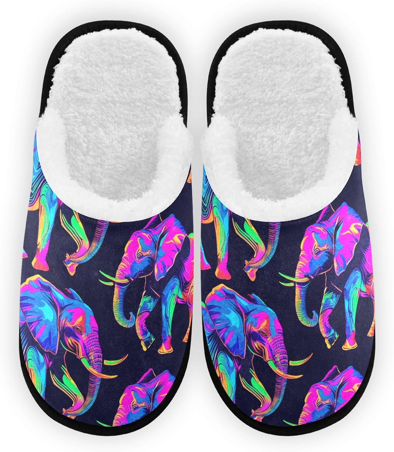 Мягкие тапочки FENOCHE в форме слона с радужной расцветкой для женщин и мужчин, теплые и удобные, для путешествий, спа и дома, с противоскользящей подошвой, Multicolor
Мягкие тапочки FENOCHE в форме слона с радужной расцветкой для женщин и мужчин, теплые и удобные, для путешествий, спа и дома, с противоскользящей подошвой, Multicolor