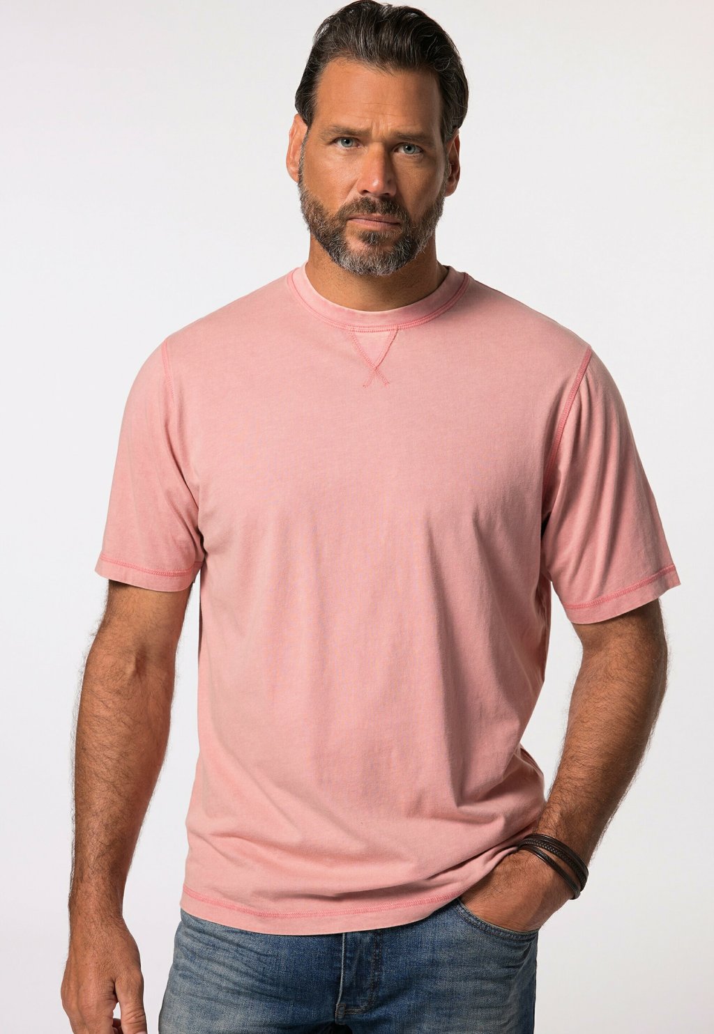 Базовая футболка JP1880, светло-розовый
Базовая футболка JP1880, светло-розовый