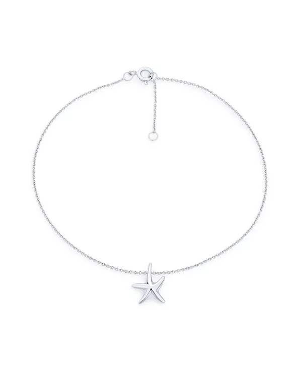 Браслет на лодыжку с изображением морской звезды, стерлинговое серебро, 9-10 дюймов Bling Jewelry, grey
Браслет на лодыжку с изображением морской звезды, стерлинговое серебро, 9-10 дюймов Bling Jewelry, grey