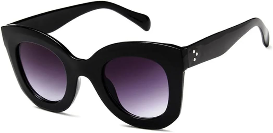 Солнцезащитные очки с защитой от УФ-излучения UV400 | Увеличенные линзы «кошачий глаз» разных цветов | Для женщин и мужчин, для занятий спортом на открытом воздухе и вождения DSVIGF, Black-gray
Солнцезащитные очки с защитой от УФ-излучения UV400 | Увеличенные линзы «кошачий глаз» разных цветов | Для женщин и мужчин, для занятий спортом на открытом воздухе и вождения DSVIGF, Black-gray