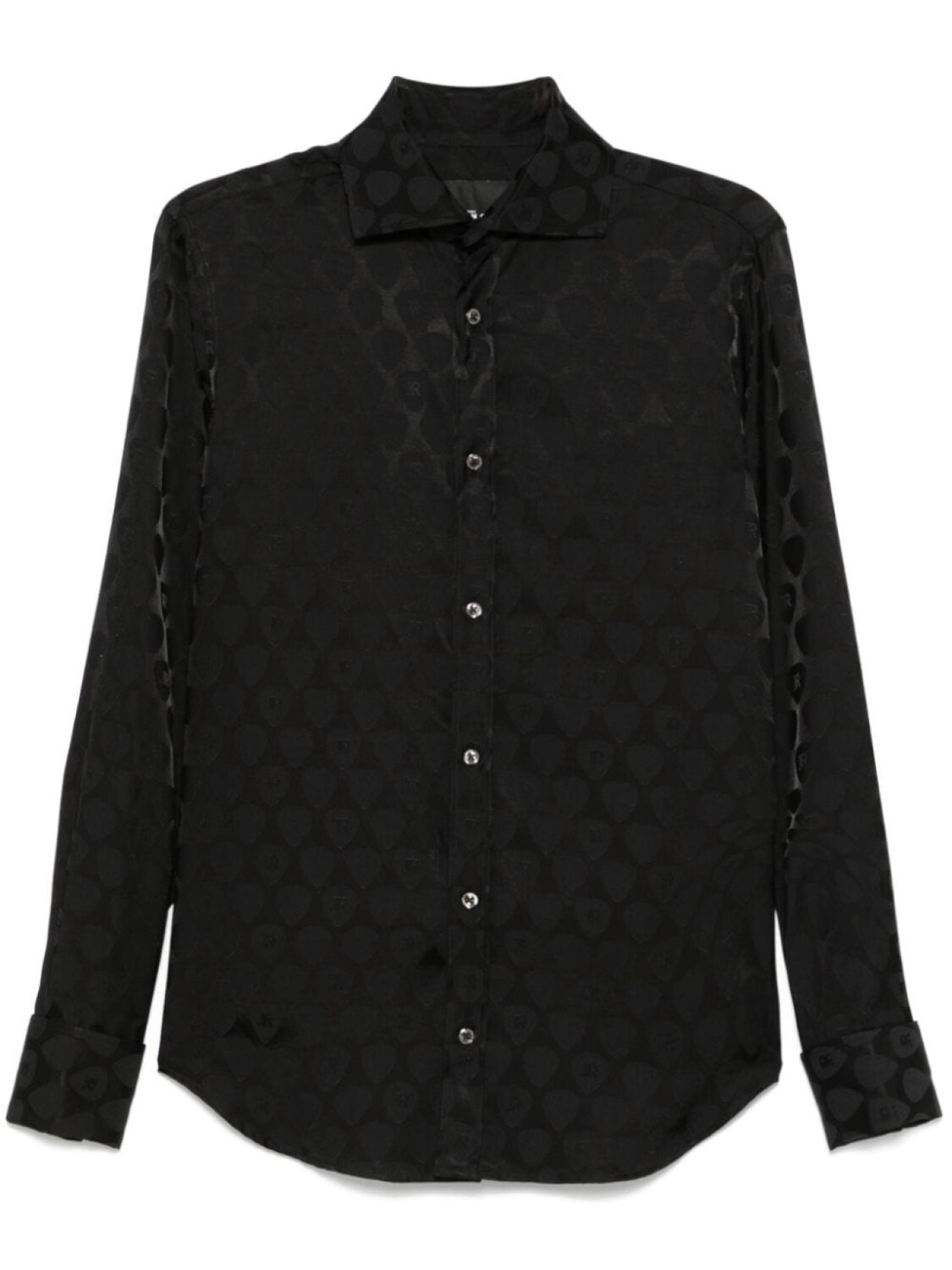 Рубашка с узорчатым жаккардом John Richmond, черный
Рубашка с узорчатым жаккардом John Richmond, черный