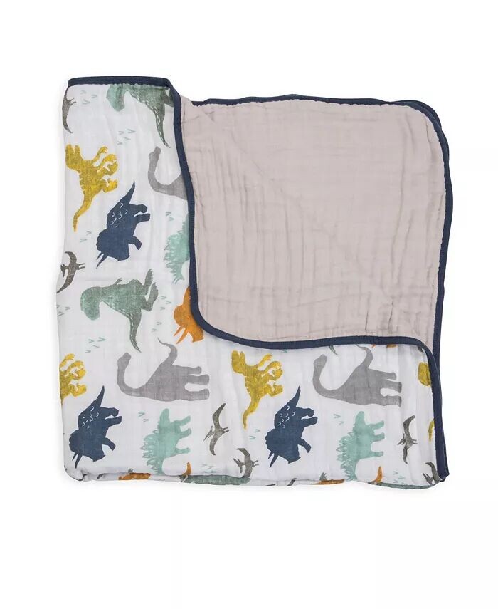 Хлопковое муслиновое одеяло с детским принтом Little Unicorn, коричневый
Хлопковое муслиновое одеяло с детским принтом Little Unicorn, коричневый