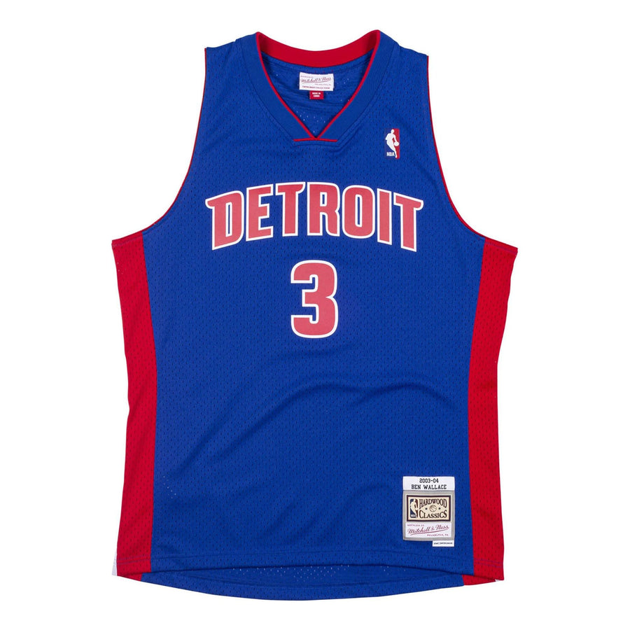 Джерси Mitchell & Ness NBA Swingman Jersey Detroit Pistons 2003-04 Ben Wallace 'Blue Red', синий
Джерси Mitchell & Ness NBA Swingman Jersey Detroit Pistons 2003-04 Ben Wallace 'Blue Red', синий