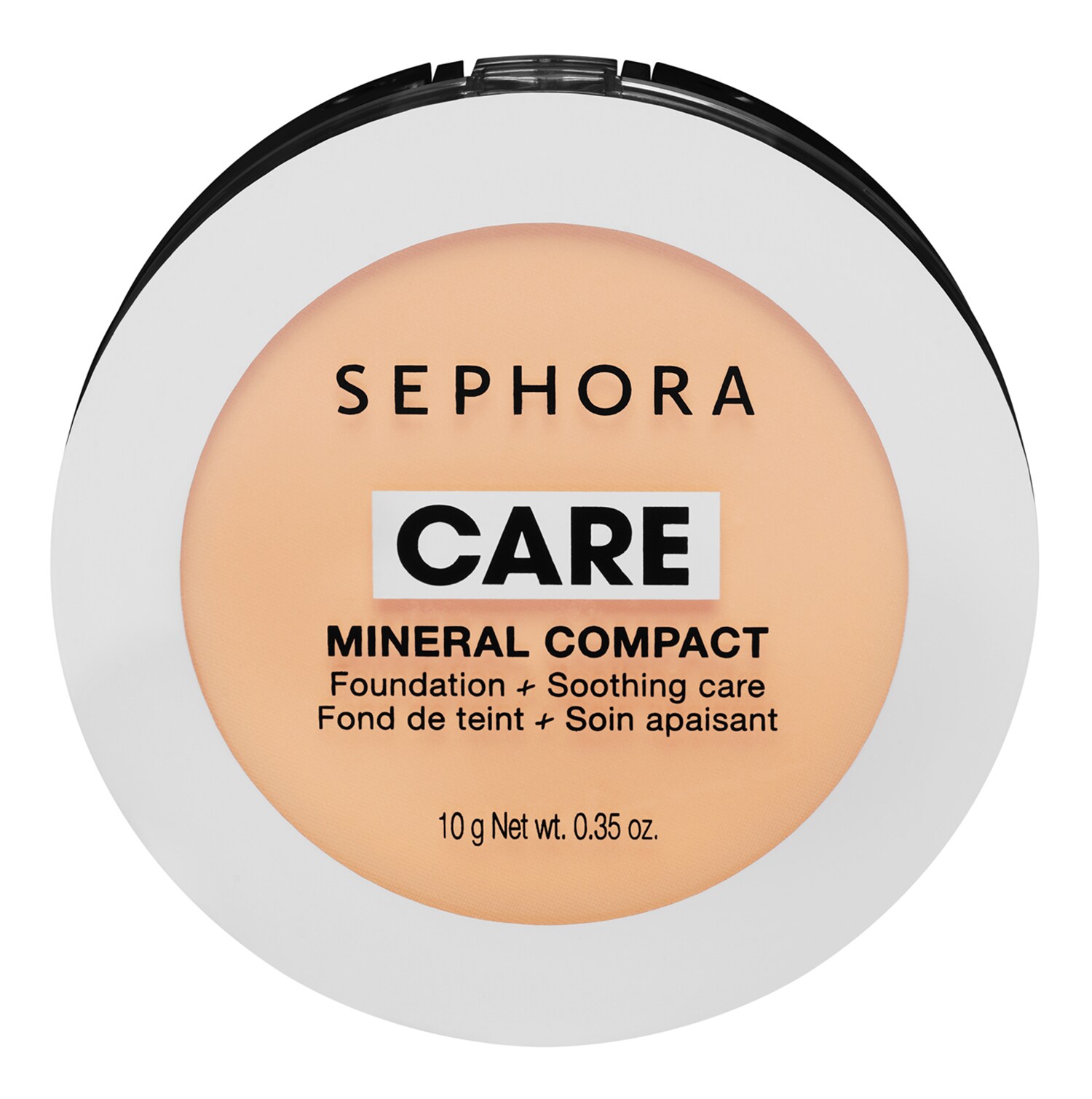 Тональная основа Care Minéral Compact Sephora Collection, 21 pétal (10 g)
Тональная основа Care Minéral Compact Sephora Collection, 21 pétal (10 g)