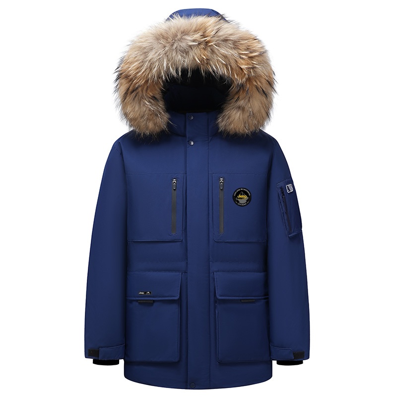 Пуховик Unisex Thickened Jeep, темно-синий
Пуховик Unisex Thickened Jeep, темно-синий