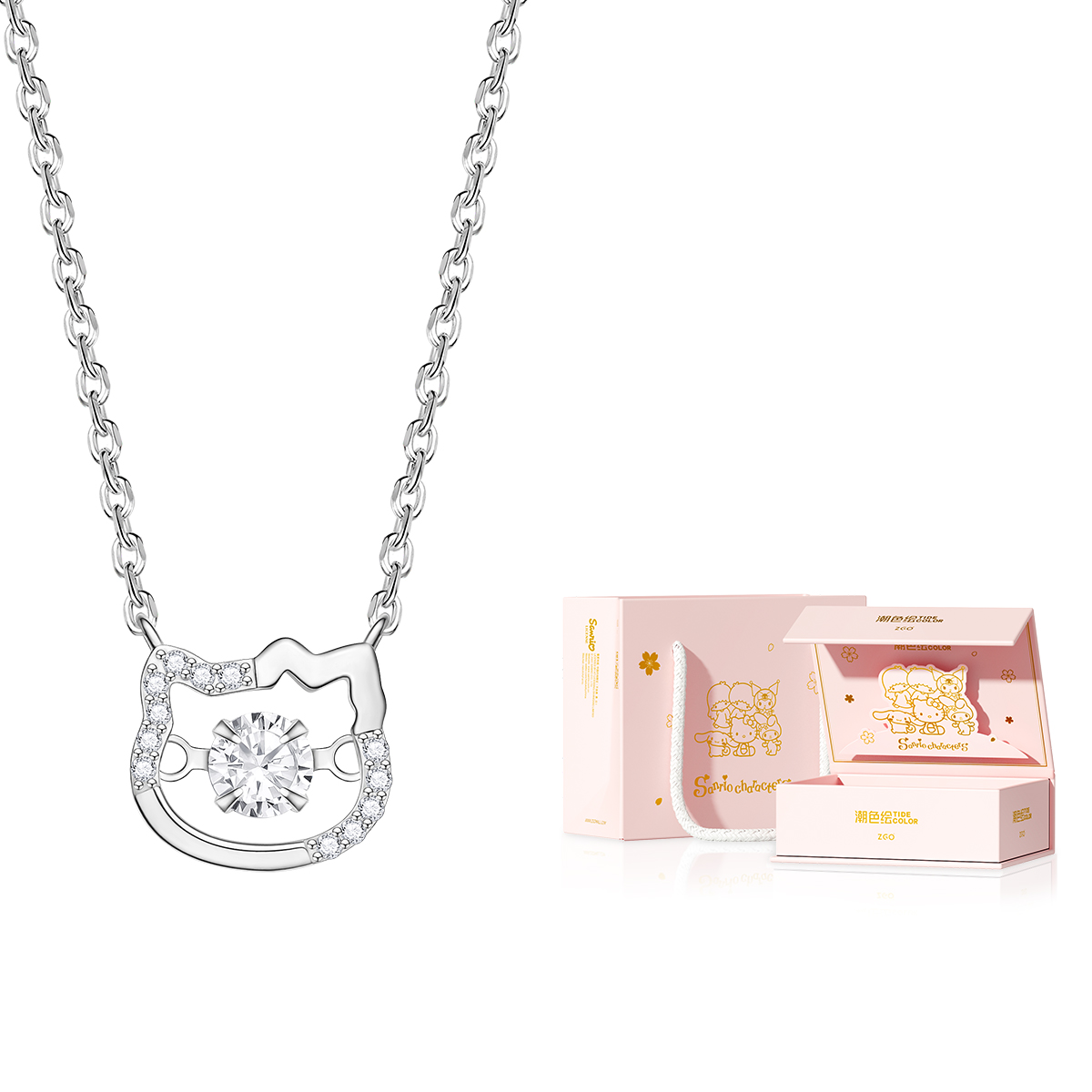 Sanrio Ожерелье из стерлингового серебра 925 пробы для женщин
Sanrio Ожерелье из стерлингового серебра 925 пробы для женщин